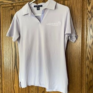 Midwest Airlines short sleeve polo shirt.
